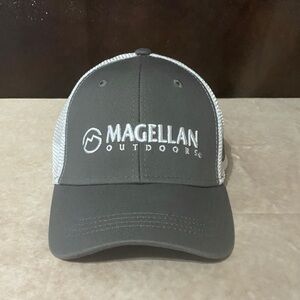 Magellan Outdoors Charcoal and White Mesh Fitted Cap